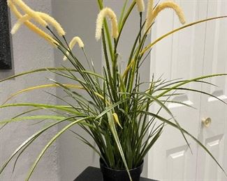 Tall grass faux plant, 19"H,  was $20, NOW $15