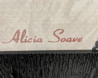 Signature on Poppy painting