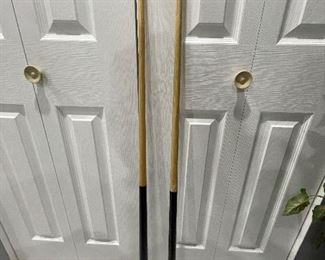 48" Pool sticks,  was $15 each, NOW $10 each