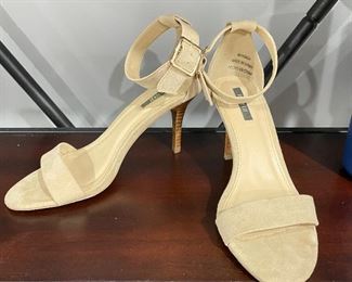 Forever 21 beige strap shoes,  Size 6,  was $20, NOW $14
