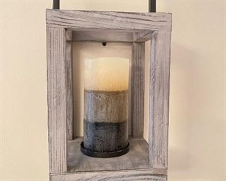 Wall candle holder - 2 available, 6.5"W x 12"H,   was $12 each, NOW $9 each