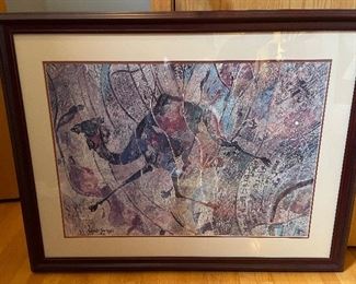 Large Camel abstract picture, 44"W x 35"H,  was $44, NOW $24