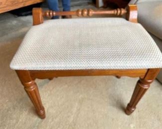 Small wooden bench, 23"W x 14"D x 18"H,  was $28, NOW $19