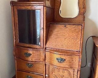 Lexington secretary desk, 35"W x 19"D x 60"H,  $295