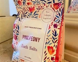 4 packs of Bath salts,  was $5, NOW $3
