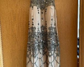 Beautiful beaded sleeveless dress, Size small (5-7),  was $25, NOW $17