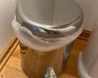Stainless step trash can,  was $12, NOW $9