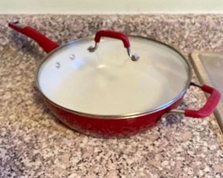 Large Saute pan w/lid,  $18