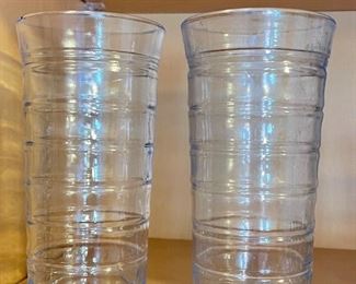 11 drinking glasses,  $7