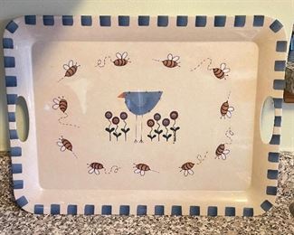 Melamine bird platter,  was $4 NOW $3