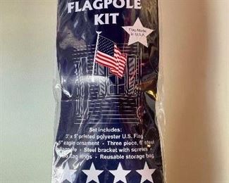 NEW 3' x 5' flagpole kit, was $10, NOW $8