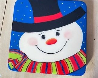 Snowman trivet, 8.5" x 8.5",  was $4, NOW $3
