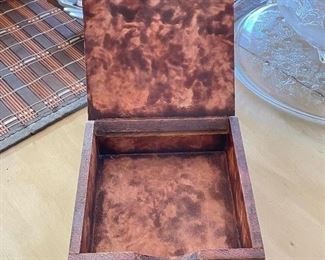 Additional view of box when opened.  