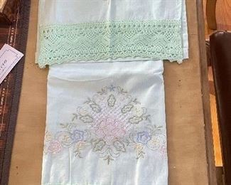 Beautiful tablecloth(small) and napkin,  was $6 , NOW $5