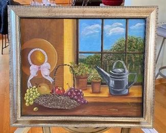 Still life painting, 30"W x 24"H,  was $36, NOW $24