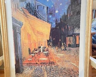 The Cafe print by Vincent VanGogh, 21.5"H x 17.5"W, $20