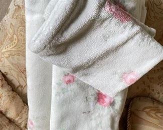 Mint green Laura Ashley bath & hand towel and wash cloth.  was $6, NOW $4