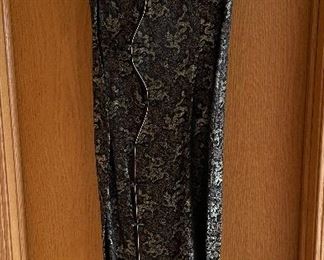 Asian black & gold dress,  European Size 36 (Size 4), was $25, NOW $15