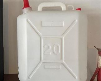 Large White gas container, was $14, NOW $9
