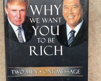 "Why We Want You TO Be Rich" book,  was $6, NOW $4