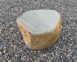 Heavy stone stool