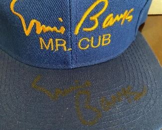 Vintage MR. CUB Ernie Banks, Signed Cap