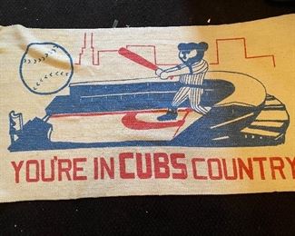 Vintage Your in CUBS Country Wall Hanging