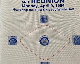 66th Anniversary Reunion Chicago White Sox Program