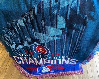 World Champions Chicago Cubs Blanket