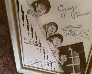 Vintage 1963 Great to Have you with Us, Fan Club Photo Framed