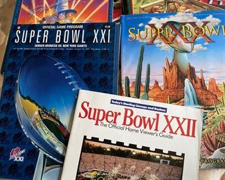 Super Bowl Programs