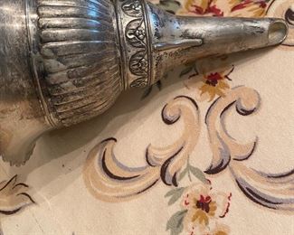 Antique Silver Plate Funnel/Strainer