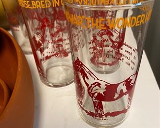 Vintage the Man O Wonder Horse Glasses