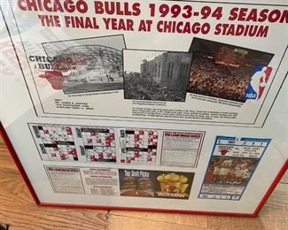 Chicago Bulls 1993-1194 Final Year at Chicago Stadium