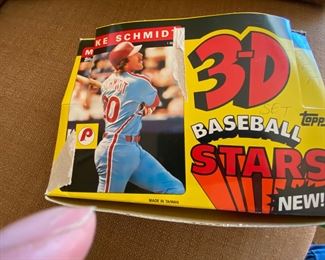 Topps 3D Baseball Stars Large Cards/Box