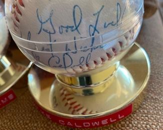 Mike Lowell Signed Baseball
