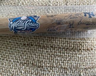 World Series Mini 2000 NY Yankees Bat