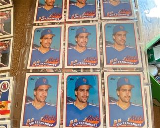 Sheets of Baseball Players