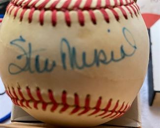 Vintage Stan Musial Signed Baseball