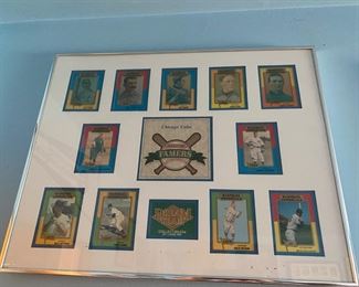 Vintage Framed Baseball Cards