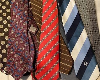 Silk Designers Ties, Dior Givenchy 