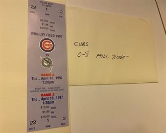 Chicago Cubs Full Ticket