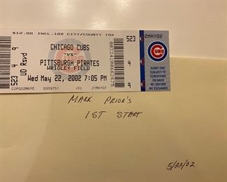 Mark Priors 1st Start Chicago Cubs