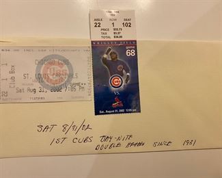 1st Cubs Day/Nite Double Game Since 1931