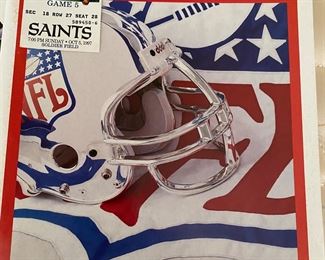 Game Day 1990 Playoff's Program Ticket