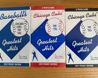 Vintage Greatest Hits Chicago Cubs Trivia Pocket Game