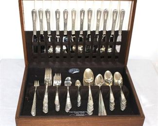 123 pcs sterling flatware State House Inaugural