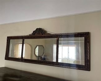Antique mirror. 
