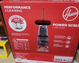 Brand new in the box, Hoover power scrub