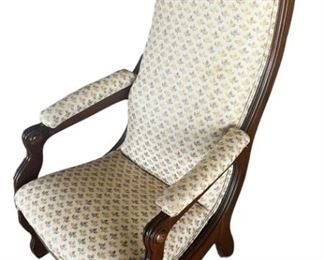 Vintage Victorian Style Highback Chair